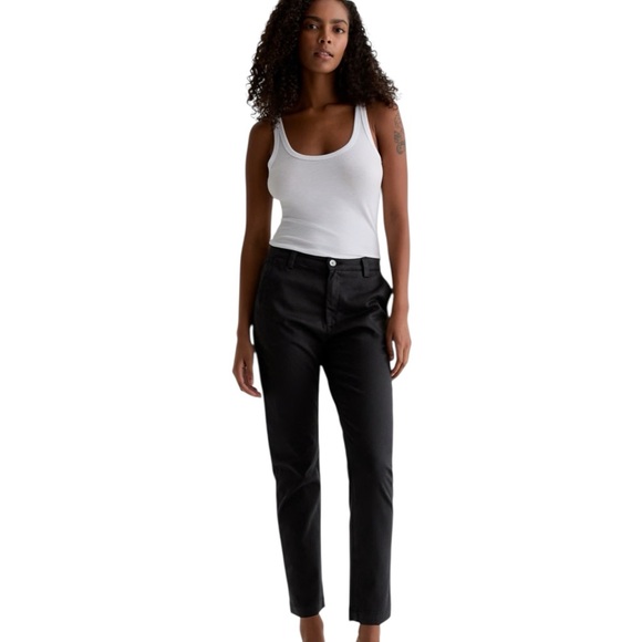 AG Adriano Goldschmied Caden Black Tailored Trousers Medium - Picture 1 of 11
